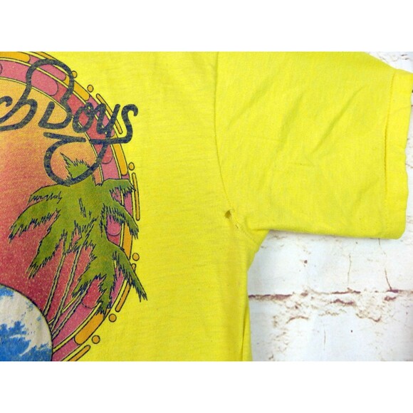 Vintage 80s The Beach Boys Tour T Shirt Sz M Single Stitch USA 1984 1985 Concert - Picture 12 of 12